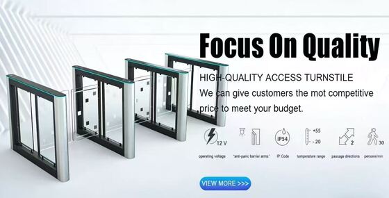 comprar Torniquete de puerta rápida con indicador de dirección y luces LED para mostrar claramente el estado del paso y mejorar la experiencia del usuario online manufacture