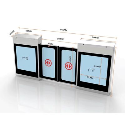 comprar Puerta corrediza automática de acero inoxidable para estaciones de tren de alta velocidad con pantallas publicitarias online manufacture