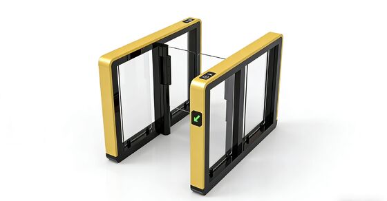 comprar Puerta giratoria de velocidad inteligente de color dorado con lector de tarjetas online manufacture