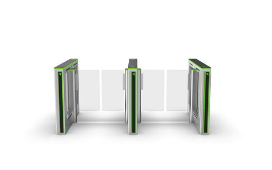 comprar Torneo peatonal de alta calidad Puerta automática de alta velocidad Control de acceso de código QR de huella digital online manufacture