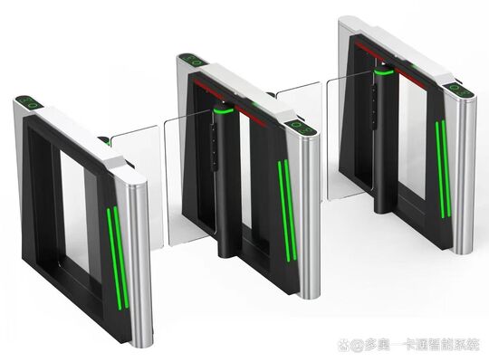 comprar Sistema de control de acceso de seguridad de tarjetas RFID Puerta automática de velocidad Girasol Barrera oscilante Color plateado online manufacture