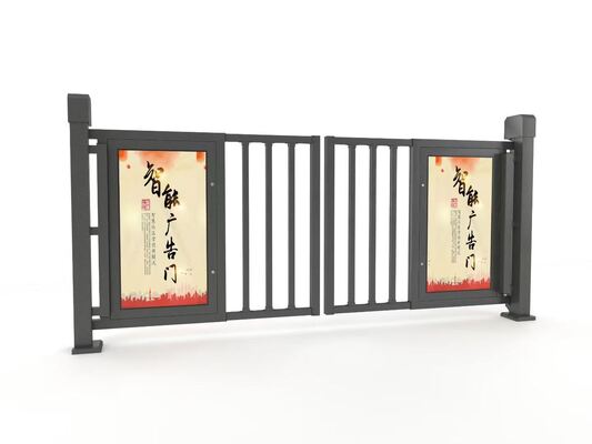 comprar 180 grados de doble puerta publicidad puerta giratoria automática para la seguridad pública de la comunidad online manufacture