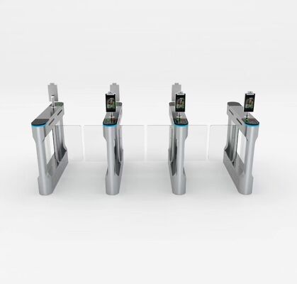 comprar Puerta giratoria eficiente del control de acceso del motor sin cepillo de DC para los edificios de oficinas online manufacture