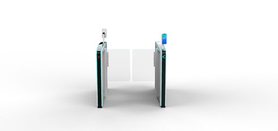 comprar Color blanco sin cepillo de las puertas de velocidad del motor del solo torniquete delgado ligero azul para el metro online manufacture