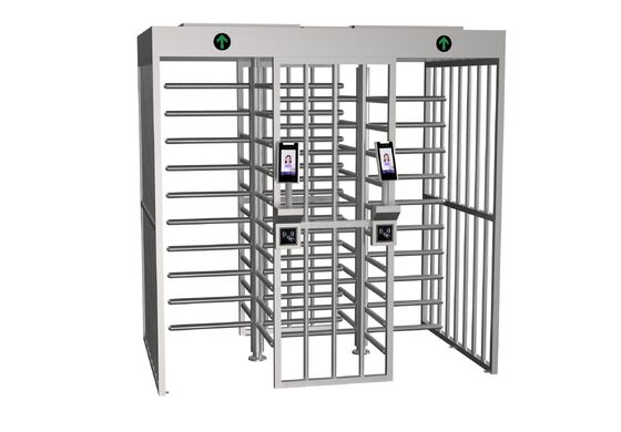 comprar Puerta completa del carril del doble de los torniquetes de la altura del SUS 304 para el sitio de construcción online manufacture