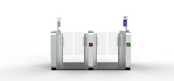 Buen precio 1400 X 10 X 1000 Mm Cabinet Size Speed Gate Barrier Turnstile Powered by DC 24 V Servo Drive en línea