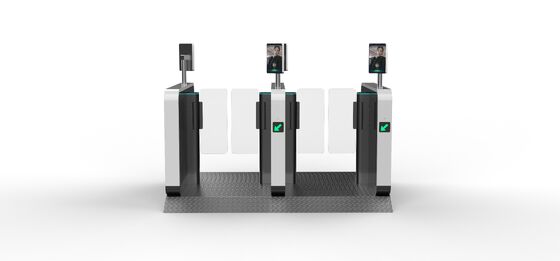Buen precio Reconocimiento facial Puerta de acero inoxidable AB Servo motor de puerta giratoria para aeropuerto de metro en línea