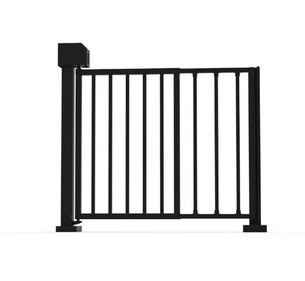Buen precio Torniquete de paso peatonal eléctrico con pulverización de nanómetro y puerta batiente de acero inoxidable, unidireccional, antipinzamiento, sin escobillas en línea