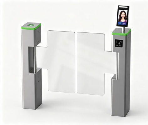 Buen precio Reconocimiento facial Puerta de oscilación Barrera de velocidad de acero inoxidable para parques universitarios en línea