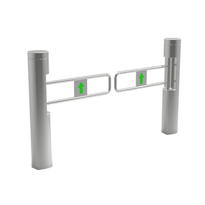 Buen precio Supermercado RS485 Barrera de oscilación de relevo Tornuela Puerta de velocidad de acero inoxidable en línea