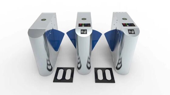 Buen precio Puerta del metro del torniquete de la barrera de la aleta de AC220V SS304 en línea