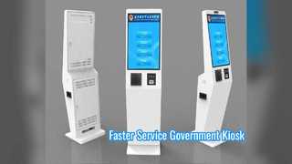 Solución eficiente de terminal de autoservicio para vestíbulos gubernamentales