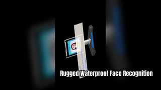 Reloj de tiempo duradero con reconocimiento facial resistente al agua IP66